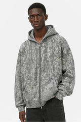 AUTUMN LEAVES ZIP HOODIE