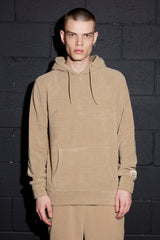 PLUSH SUEDE HOODIE