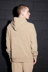 PLUSH SUEDE HOODIE