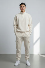 1/4 ZIP MOCK
