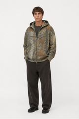 MAPLE LEAVES ZIP HOODIE